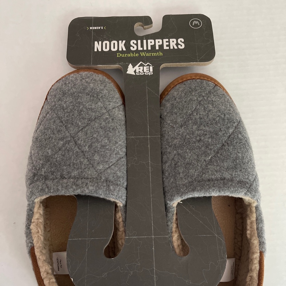 REI CO-OP NOOK SLIPPERS WOMENS MEDIUM 6.5-7.5